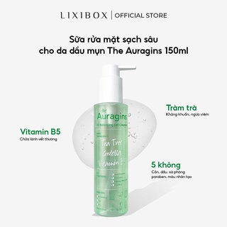 Gel rửa mặt làm sạch sâu cho da dầu mụn The Auragins Oil Balancing Gel Cleanser 150ml