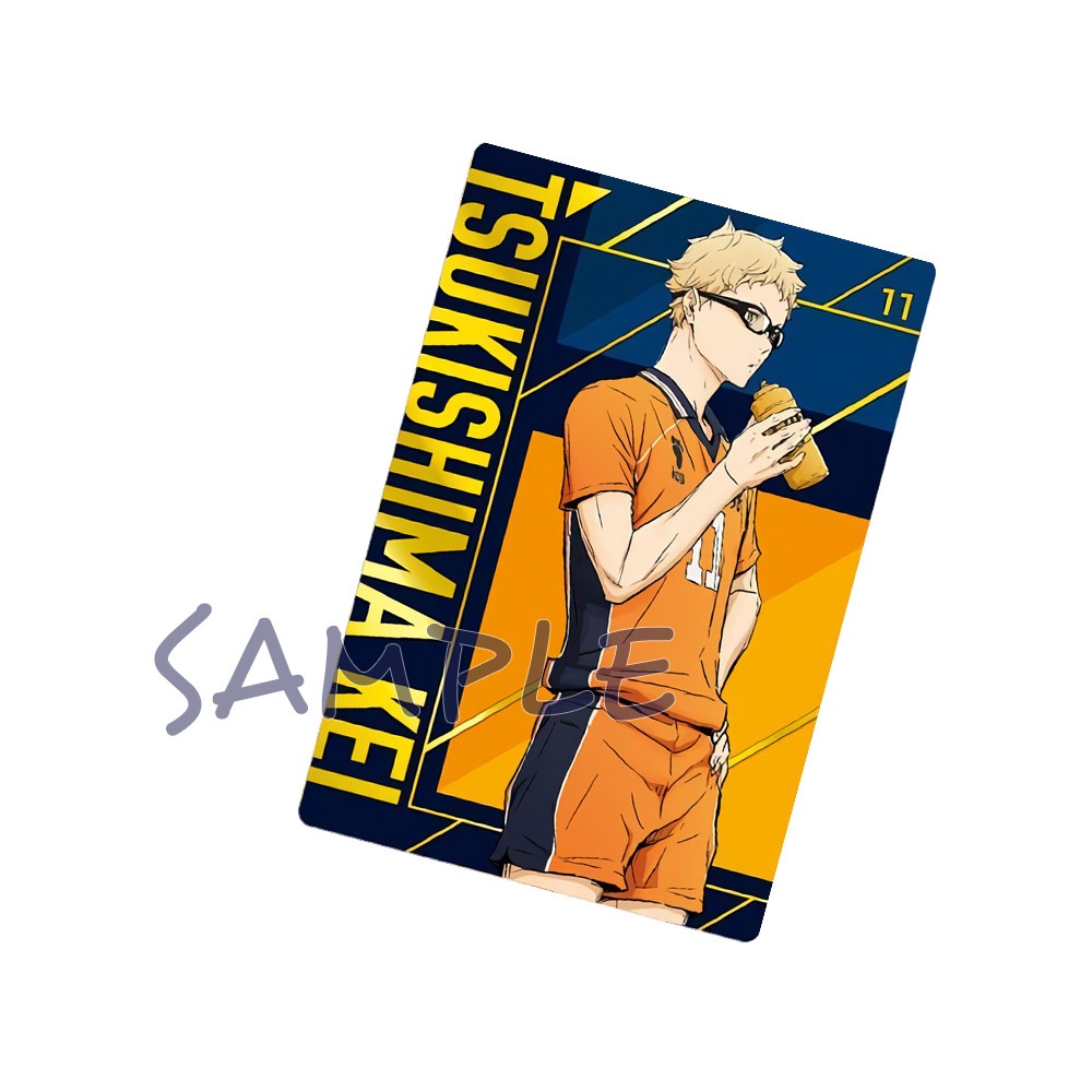 M4 Ảnh thẻ in hình HAIKYUU!! Vua Bóng Chuyền card bo góc viền 5*8cm anime chibi sưu tầm độc đáo