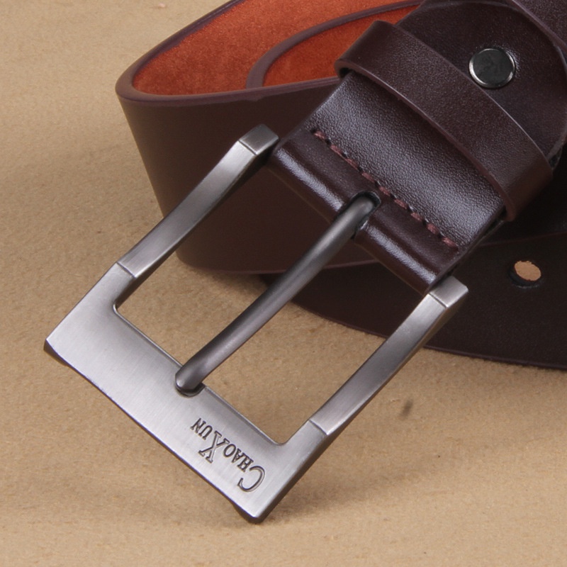 Thắt lưng phối khóa gài thiết kế trẻ trung thời trang cho nam