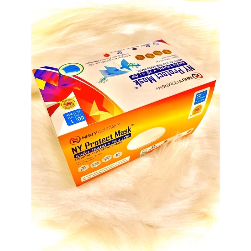 KHẨU TRANG Y TẾ NHƯ Ý 4 LỚP | BigBuy360 - bigbuy360.vn