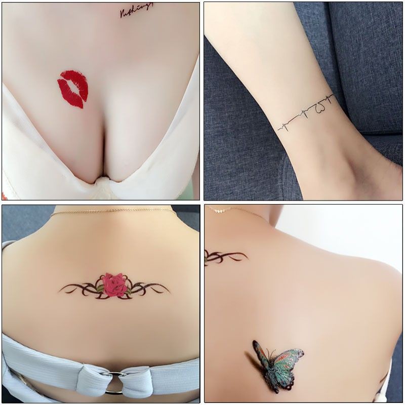 MIẾNG DÁN HÌNH XĂM MÔI - HÌNH VÀ CHỮ