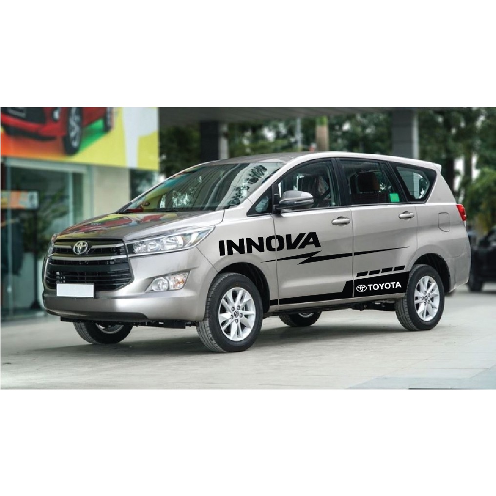 Tem xe Toyota Innova phong cách thể thao-decal Innova