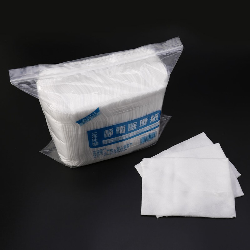 Túi 100 Miếng Giấy Lau Bụi Dùng Một Lần Tiện Dụng Cho Nhà Bếp / Nhà Tắm