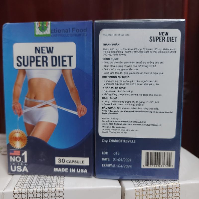 Viên uống giảm cân New Super Diet