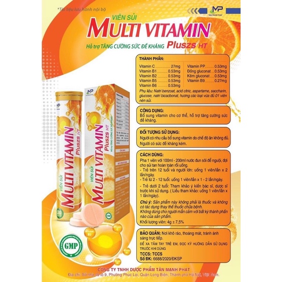 C sủi bổ sung vitamin các loại tăng đề kháng, cà gai leo, mát gan, chanh leo
