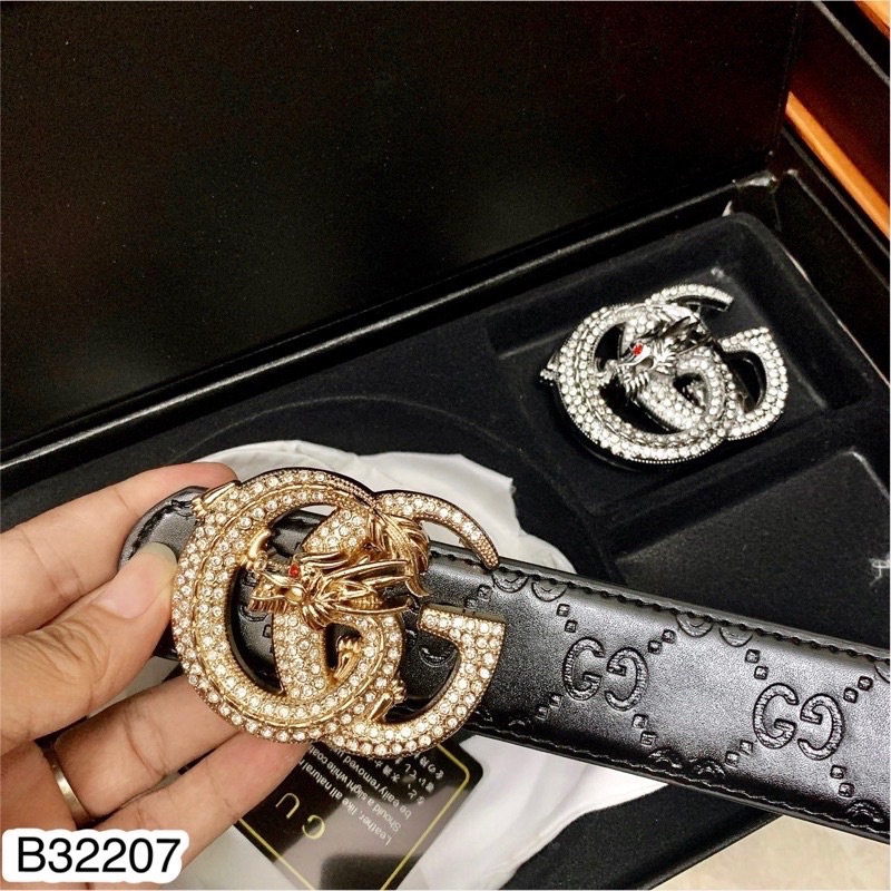 Thắt lưng nam cao cấp Gc hai mặt cao cấp full box + Bill-Ảnh thật shop chụp