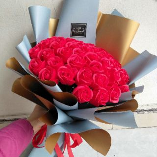 Bó  hoa sáp đẹp