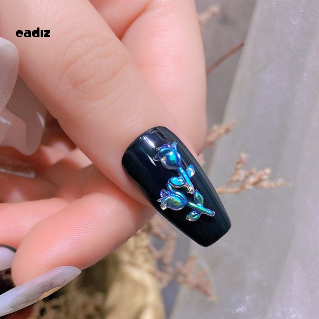 [Hàng mới về] Hoa hồng bằng nhựa resin cực quang 3D trang trí móng tay nghệ thuật