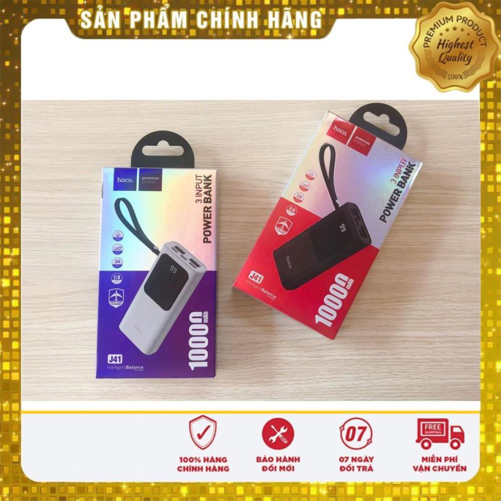 (CHÍNH HÃNG- CAO CẤP) SẠC DỰ PHÒNG CAO CẤP HOCO J41 / 10000MAH 2 CÔNG RA | WebRaoVat - webraovat.net.vn