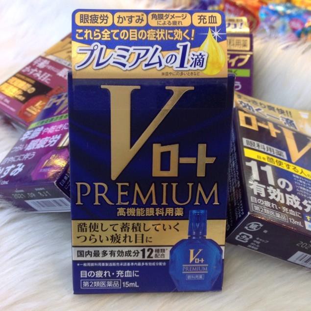 Nhỏ mắt Rohto V Premium