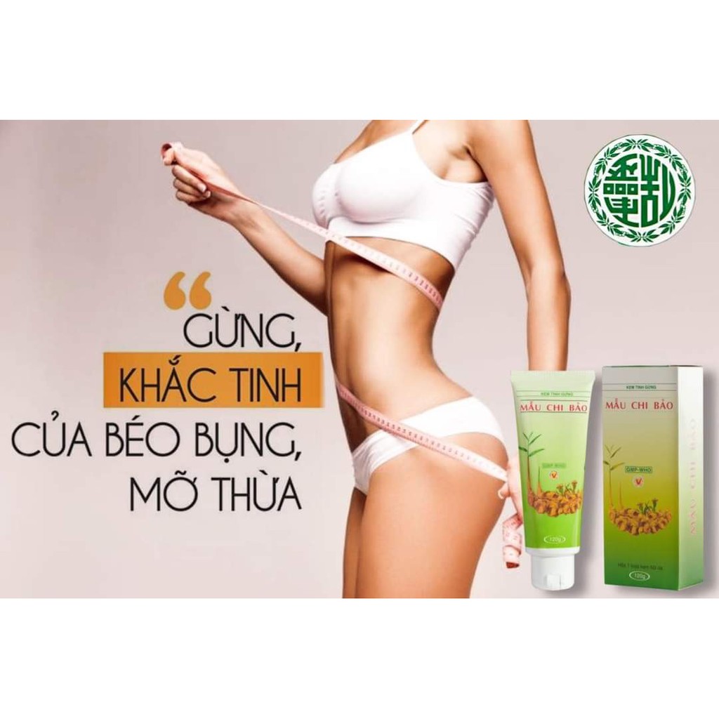 Kem gừng xoa bóp Mẫu Chi Bảo - Hỗ trợ giảm mỡ bụng, Giúp giảm đau cơ, đau xương khớp, đau lưng, vai