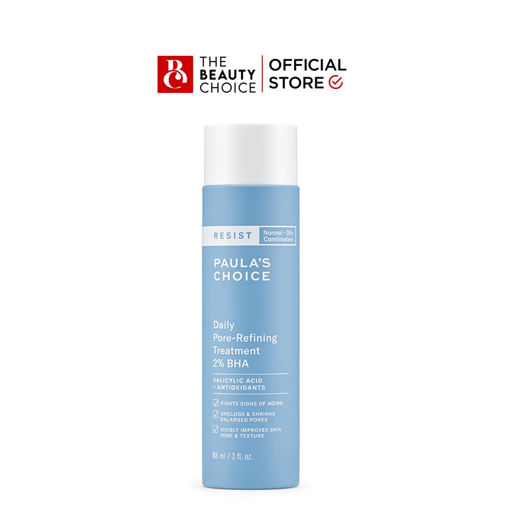 Dung Dịch Paula's Choice RESIST Daily Pore-Refining Treatment With 2% BHA (88mL)