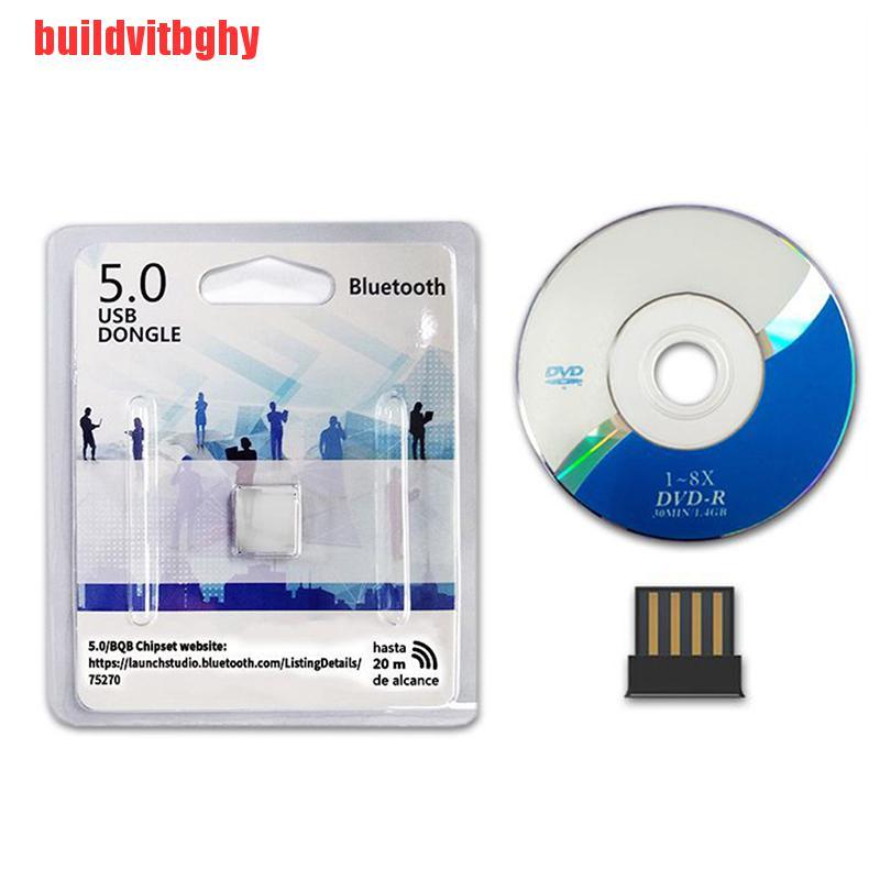 (Mua-Code) Usb Bluetooth Dongle V5.0 Cho Pc Laptop Không Dây