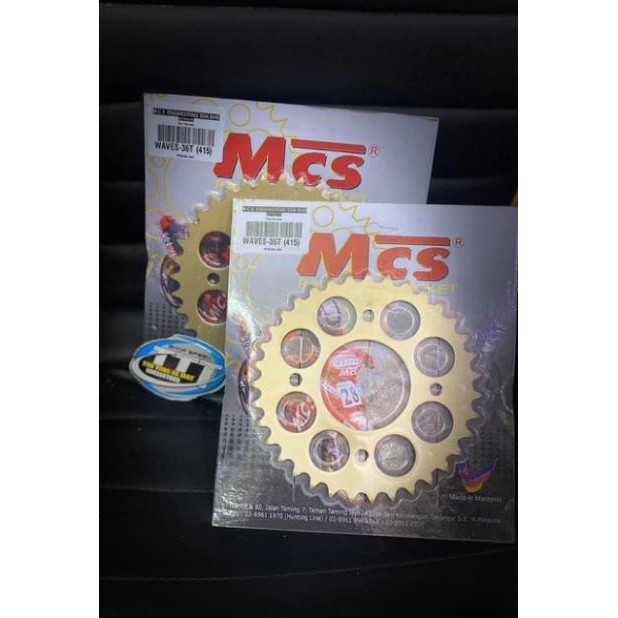 Dĩa tải / NHÔNG / SÊN XÍCH  7 ly - 415  MCS  malaysia  XE winner sonic 150 WAVE LỚN  rs100 funeo 125
