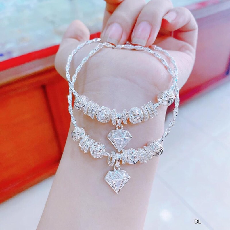 Lắc charm cho nữ cực xinh - Hàng chuẩn bạc 925