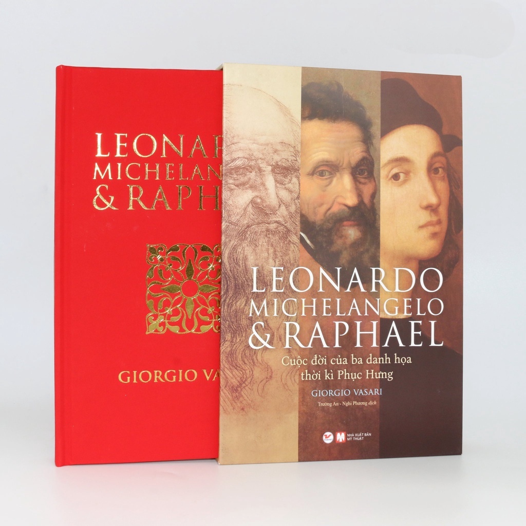 Sách - DELUXE BOOKS - Leonardo, Michelangelo và Raphael - Cuộc Đời Ba Danh Họa Thời Kì Phục Hưng Sách Khám Phá