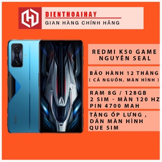 Điện thoại xiaomi redmi k50 gaming game 5g snapdragon 8 gen 1 nguyên seal bh 12 tháng cả nguồn + màn hình + vân tay