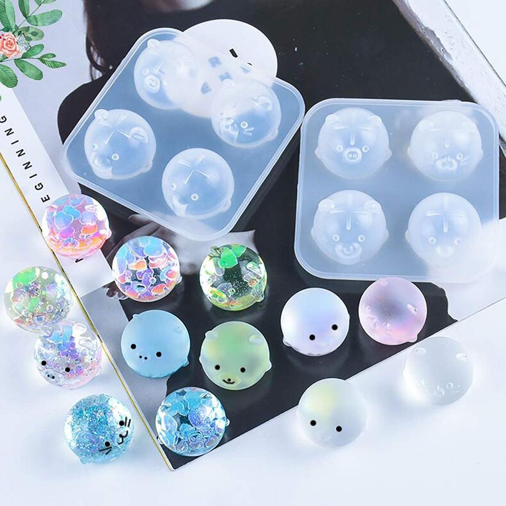 Khuôn Làm Đồ Trang Trí Thủ Công Bằng Nhựa Màu Ngà|Khuôn Silicone Làm Trang Sức