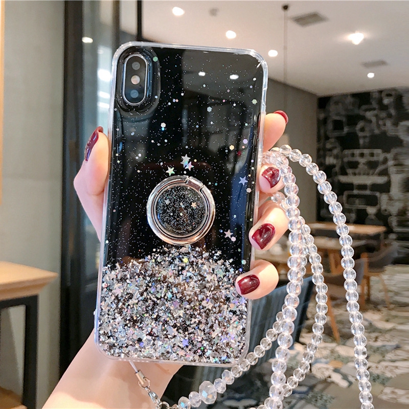 Ốp điện thoại có dây đeo tay cho IPHONE 6 6S 7 8 PLUS X XS XR MAX 11 PRO MAX SE 2020
