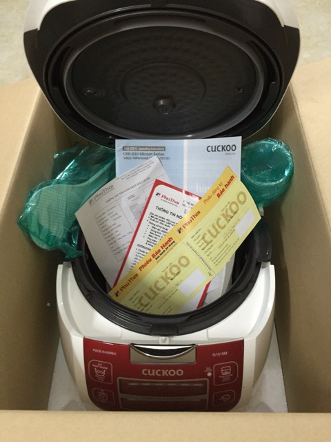 Nồi cơm điện Cuckoo CRP G1015M đỏ 1.8L | BigBuy360 - bigbuy360.vn