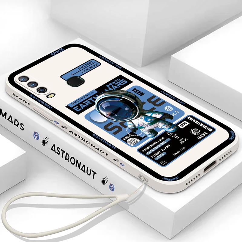 Ốp Điện Thoại Mềm In Họa Tiết Phi Hành Gia Cho Huawei Y6P Y7A Y6 Pro Y7 Pro 2019 Y9S P30 Lite Nova 7i Nova 5T Nova 3i