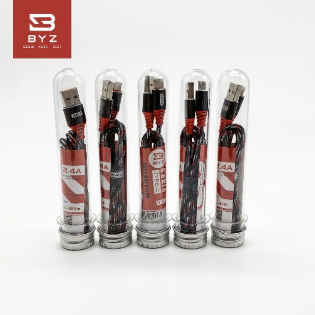 Cáp Ống Nghiệm BYZ Dây Dù Đa Dạng Đầu Sạc