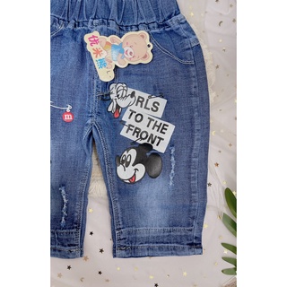 Quần short jean Mickey BT