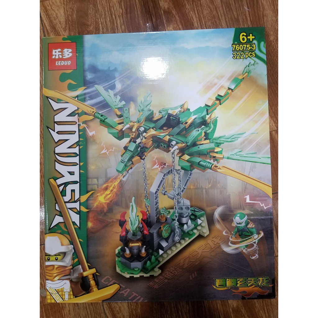 Lego - Ledou 76075 ( Xếp Hình Phong Cách Cân Bằng Trọng Lực 4 Mẫu Rồng Ninjago )