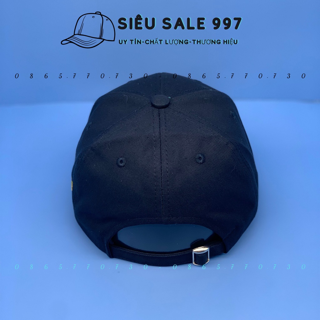 NÓN KẾT NAM NỮ MŨ LƯỠI TRAI THÊU N-Y CHŨ VÀNG THỜI TRANG NAM NỮ FORM ĐẸP