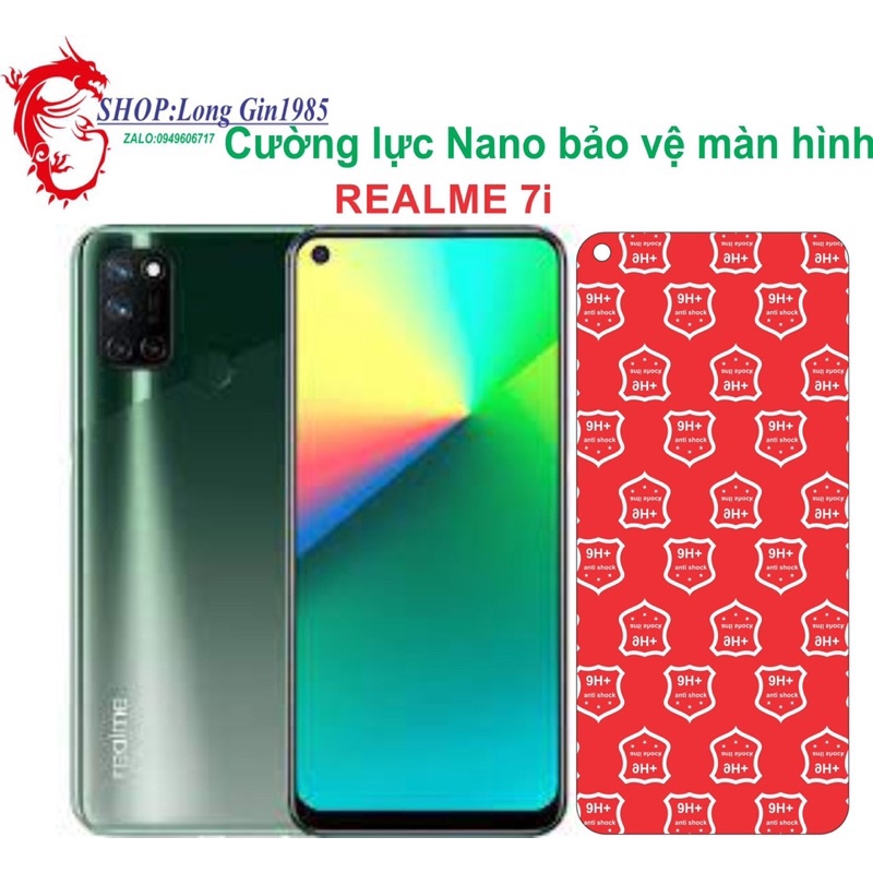 Realme 7i Cường lực Nano chống va đập chống trầy xước tốt