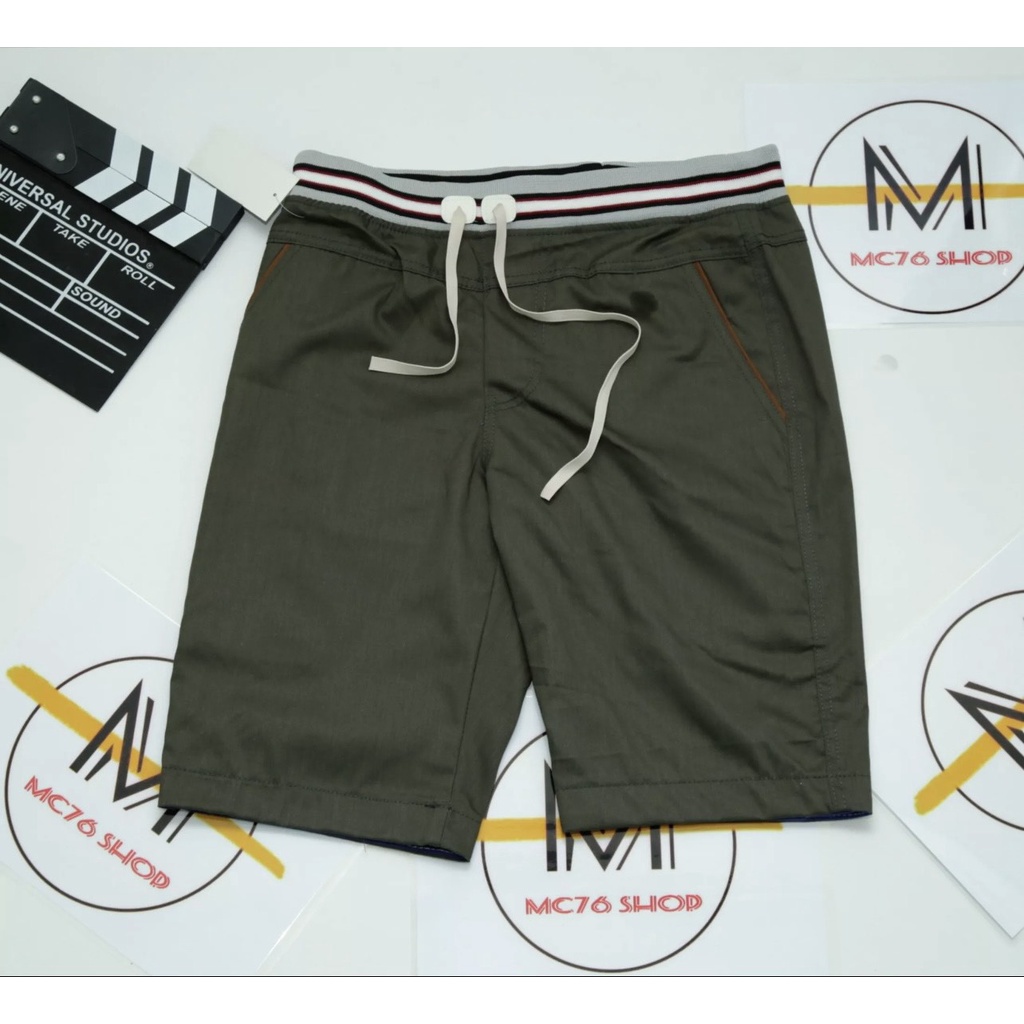 Quần short kaki nam lưng thun MC76,quần đùi nam mặc nhà phong cách hàn quốc
