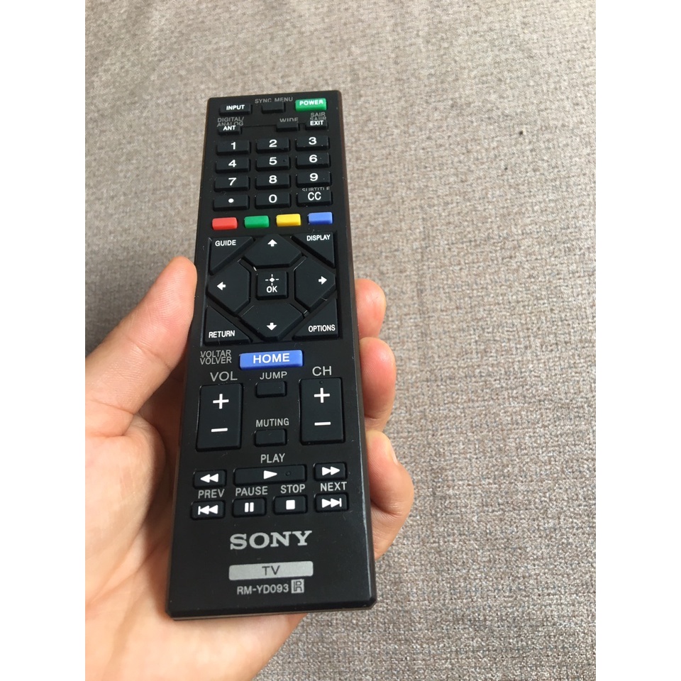 Remote Điều khiển tivi Sony RM-ED093 loại ngắn LCD hàng tốt 100%