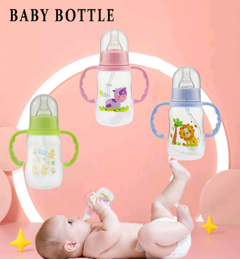 Bình sữa em bé có tay cầm tiện dụng