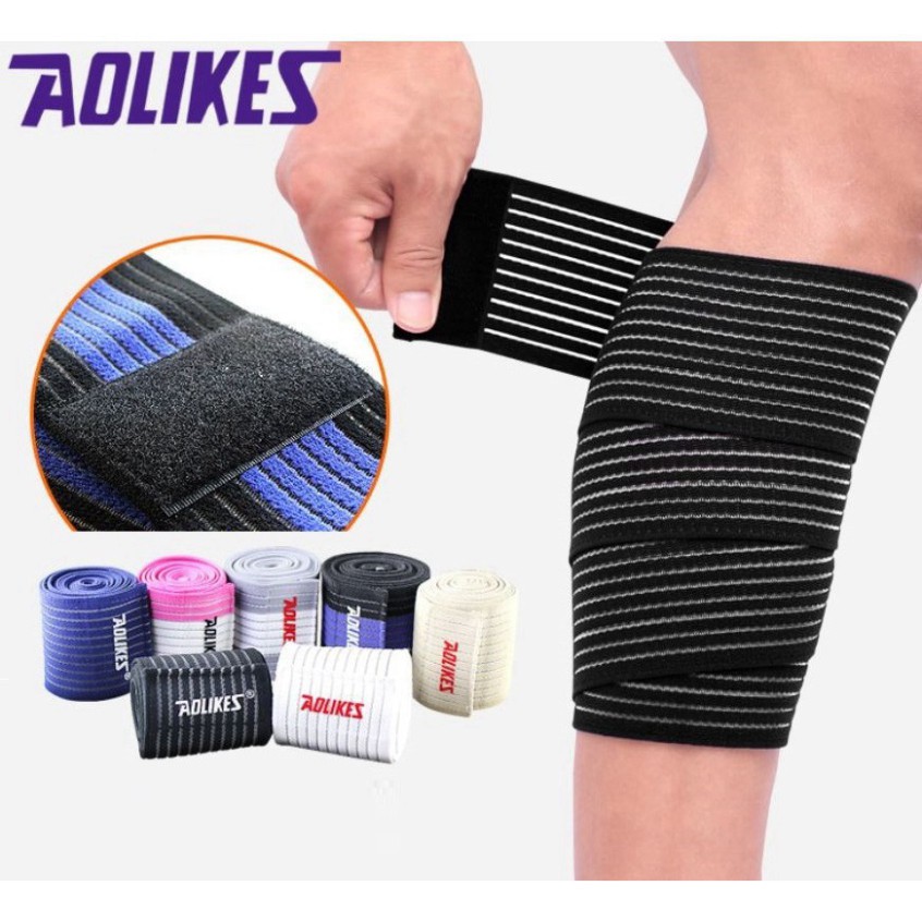 BÁN SỈ - Đai Cuốn Bảo Vệ Cổ Tay, Cổ Chân Tập Tạ, Tập GYM Aolikes