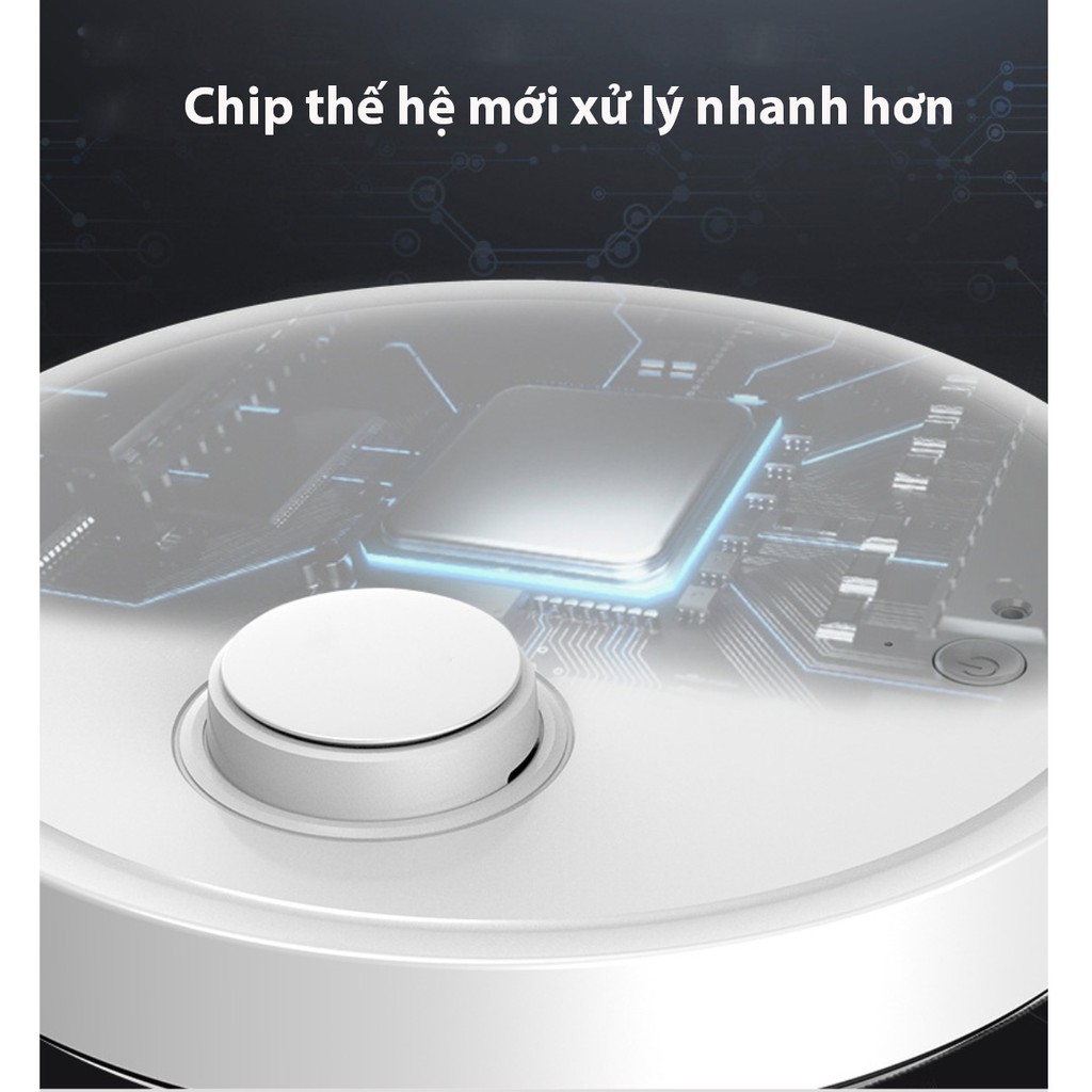 Robot hút bụi máy hút bụi thông minh AI 2021 nâng cấp đèn UV diệt khuẩn | BigBuy360 - bigbuy360.vn