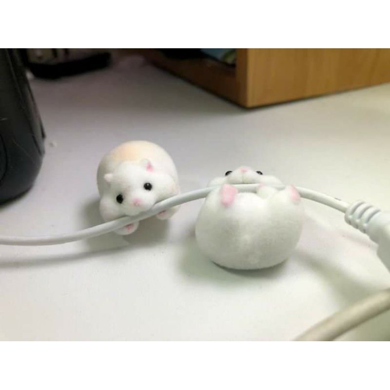 [ORDER] 🐹Đầu bảo vệ cáp sạc Hamster cute Mochii (Nhật Bản) full 6 con🐹