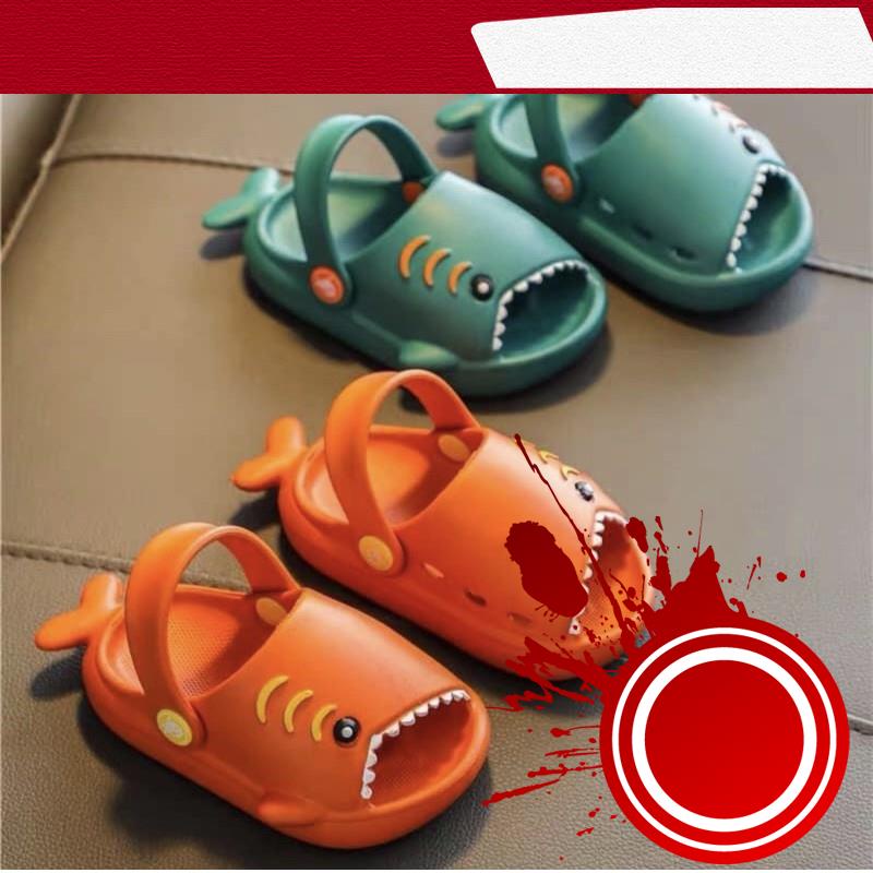 DÉP CÁ MẬP CÓ QUAI BABY SHARK CHO BÉ