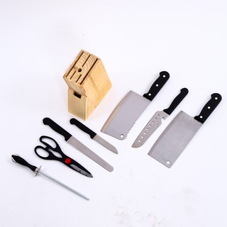 Bộ dao đa năng 7 món kèm hộp gỗ