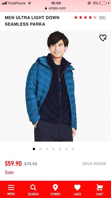 Áo lông vũ uniqlo