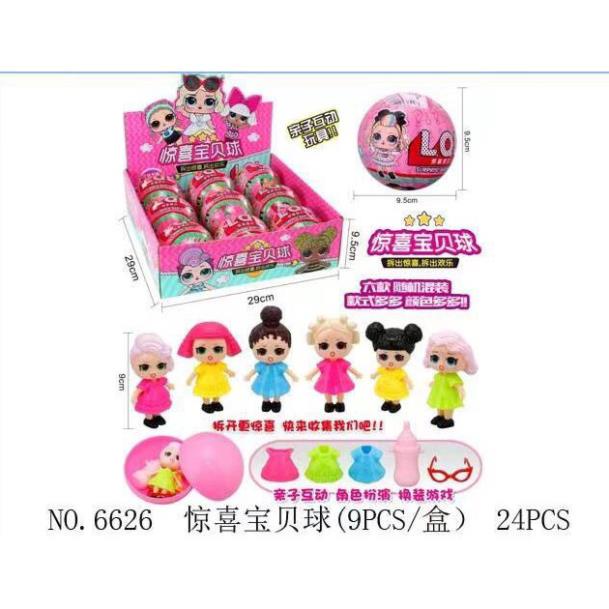 Đồ chơi trứng búp bê lol huyền bí bất ngờ cho bé