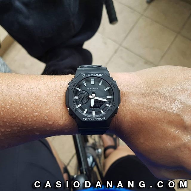 Đồng hồ nam dây nhựa Casio G-Shock chính hãng Anh khuê GA-2100-1ADR