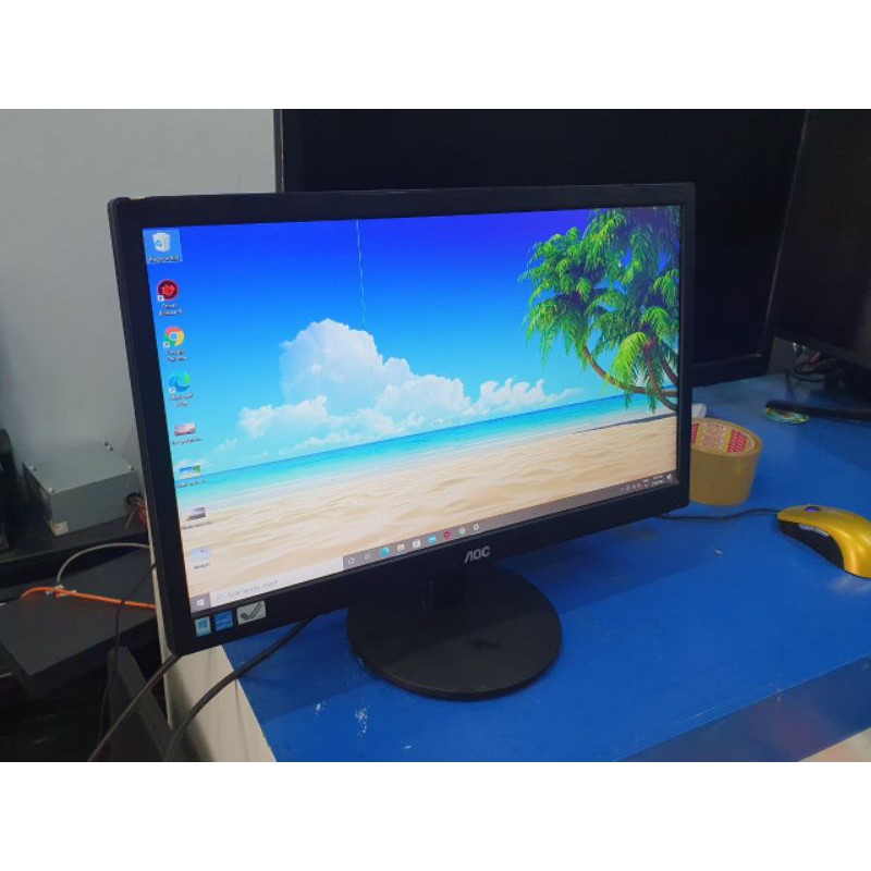 MÀN HÌNH LCD AOC 2070SWN LỖI SỌC, BỤI TRONG, XƯỚC MÀN