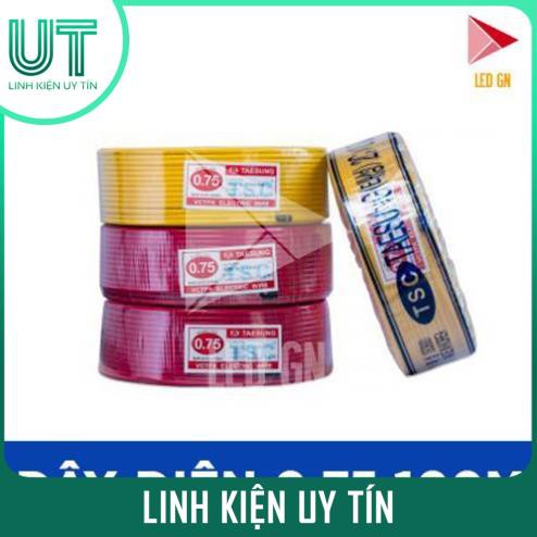 Dây Điện Đơn 0.7MM Lõi Đồng  Các Mầu