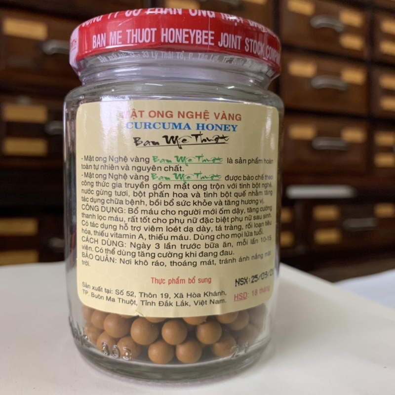 Mật Ong Nghệ Vàng ban mê thuột - 120 gam