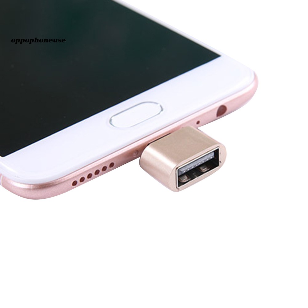 Set 2 đầu chuyển đổi Micro USB sang USB 2.0 Otg sử dụng điện thoại/máy tính bảng hệ điều hành Android