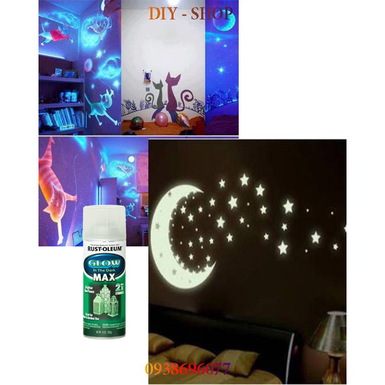 Sơn Dạ Quang – Glow In The Dark Max 283G ( Sơn phát sáng cao cấp đến từ Mỹ)