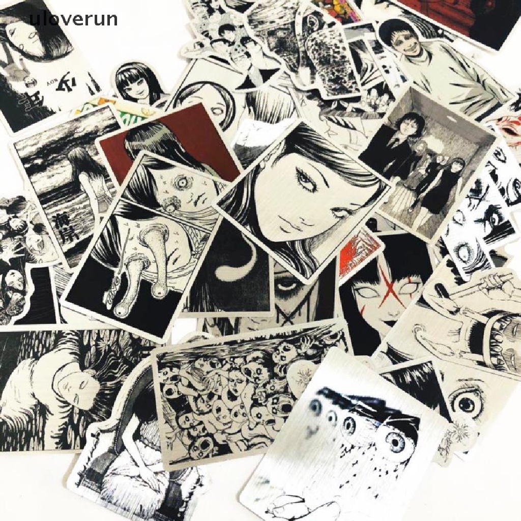 Set 50 Tấm Poster Phim Hoạt Hình Junji Ito Chất Lượng Cao Dùng Để Trang Trí Nội Thất