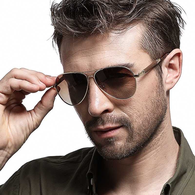 JN IMPRESSION  Kính râm phân cực nam dành cho người lái xe ô tô Kính nhìn ban đêm Chống lóa Gương phân cực chống bụi cho người đi xe đạp Kính râm lái xe