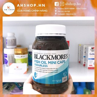 [Hàng Úc Chính Hãng] Blackmores Fish Oil Mini Caps Dầu Cá Viên Nhỏ 400v