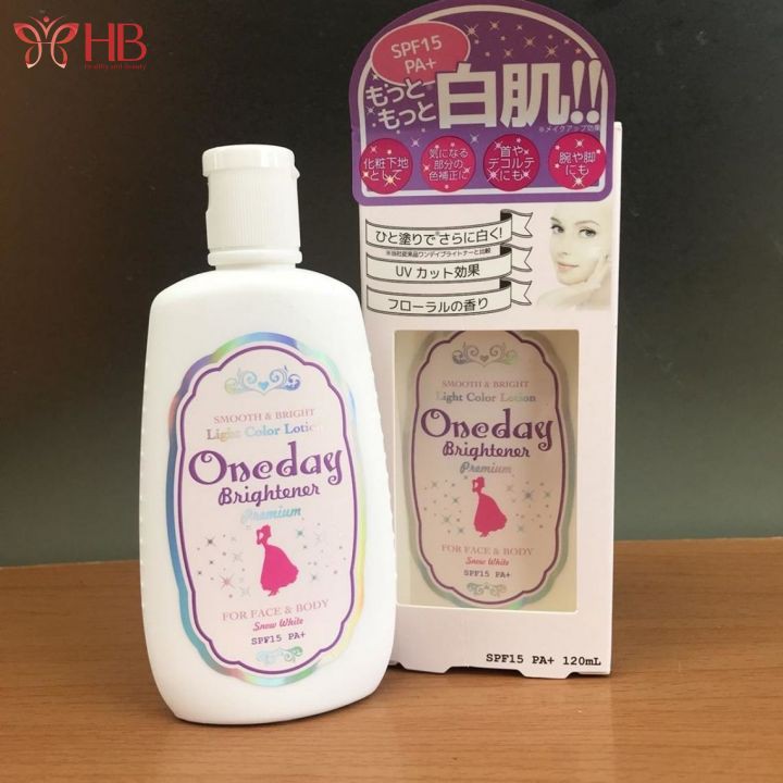 Lotion dưỡng trắng Oneday Brightener 120ml Nhật Bản mẫu mới | BigBuy360 - bigbuy360.vn